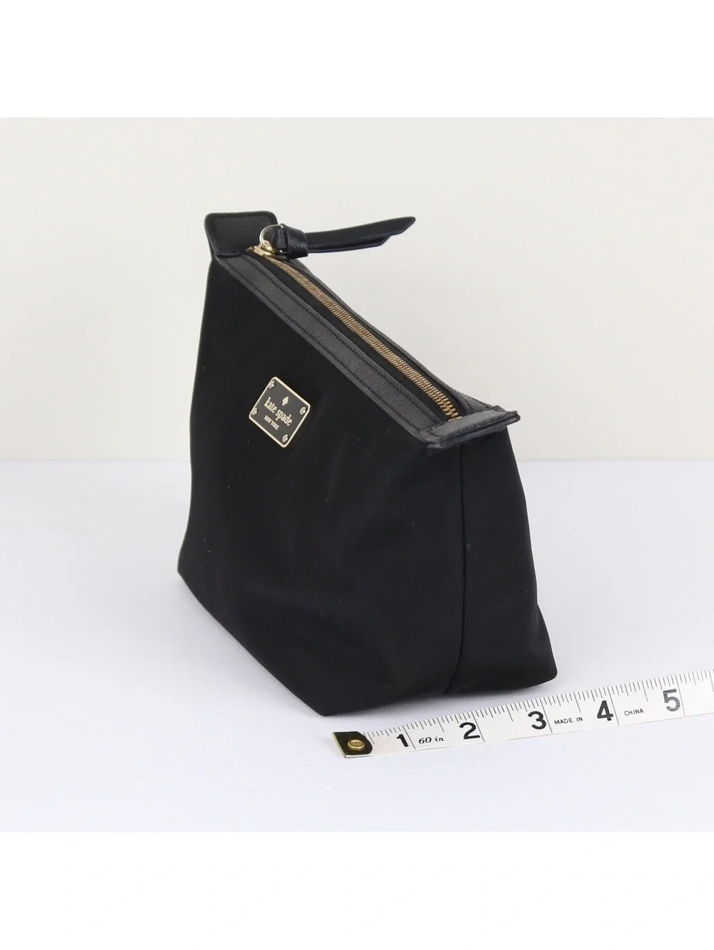Kate Spade New York Wilson Road Jodi Black Nylon Cosmetic Makeup Bag Pouch